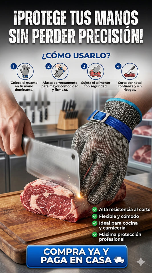 Guante Resistente Al Corte Carnicero Pro